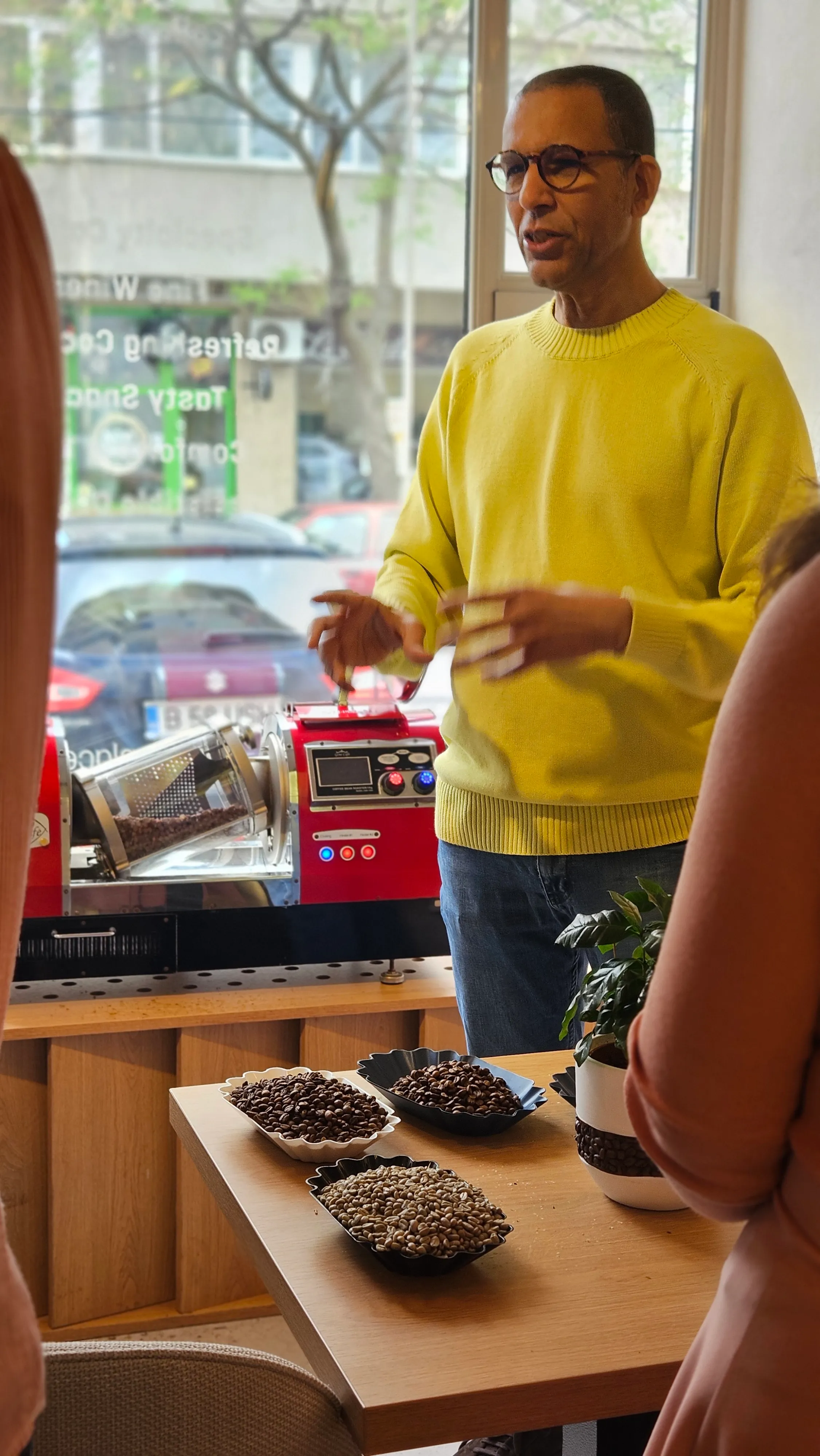 Sherif Abdalla la prăjitoria Dolce Nera